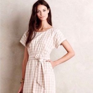 HD in Paris from Athropologie gingham print dress